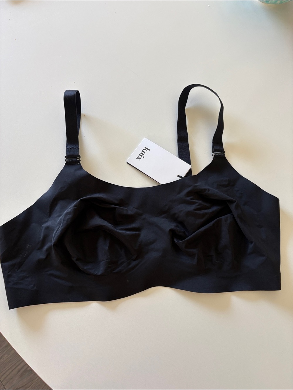 Knix Black / Beige Evolution Seamless Wireless Bra